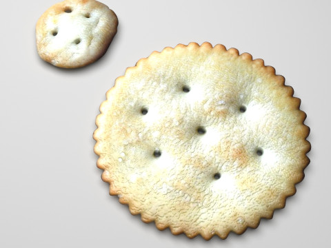 Circle Crackers Model 3D