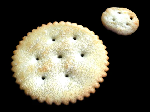 Biscoitos C&iacute;rculos Modelo 3D