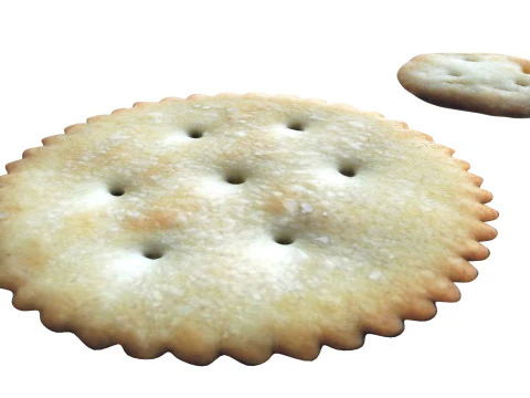 Biscoitos C&iacute;rculos Modelo 3D