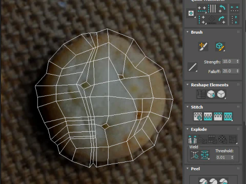 Biscoitos C&iacute;rculos Modelo 3D