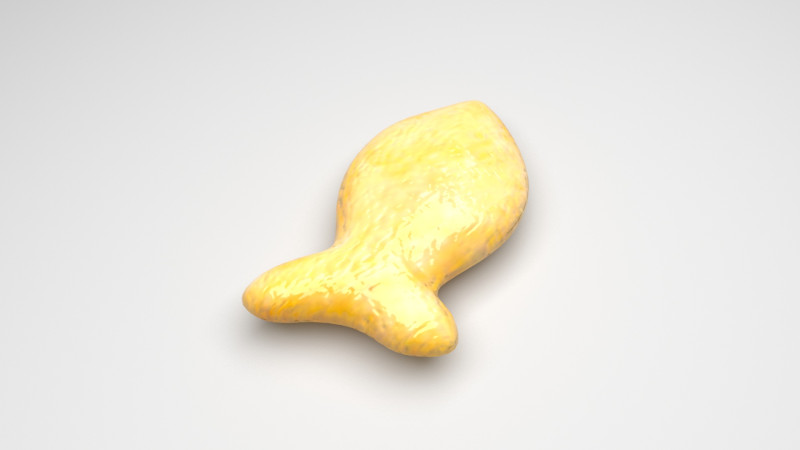 Fish Cracker 3D Модель .c4d .max .obj .3ds .fbx .stl .blend 