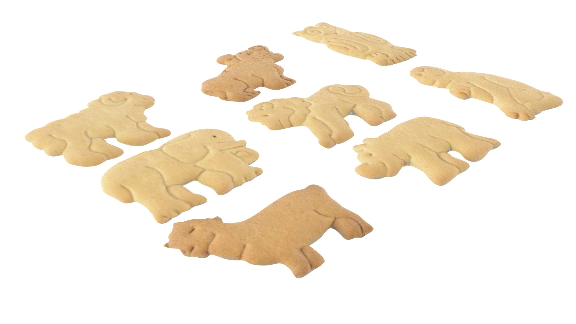 Animal Crackers 3D Model .c4d .max .obj .3ds .fbx .stl .blend 