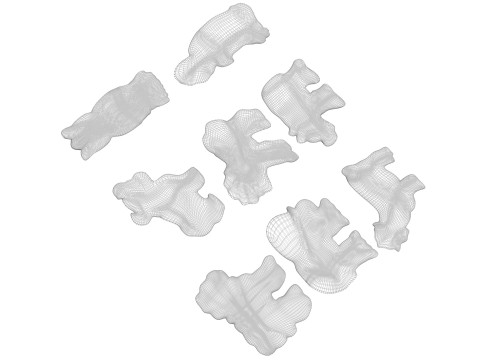 Animal Crackers Modello 3D