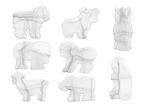 Animal Crackers Modello 3D