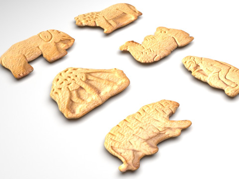 Animal Crackers 3D Model