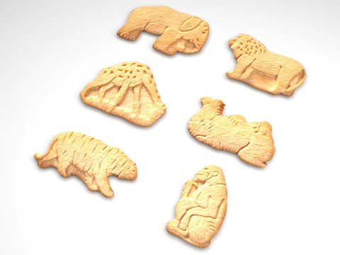 Animal Crackers 3D Model
