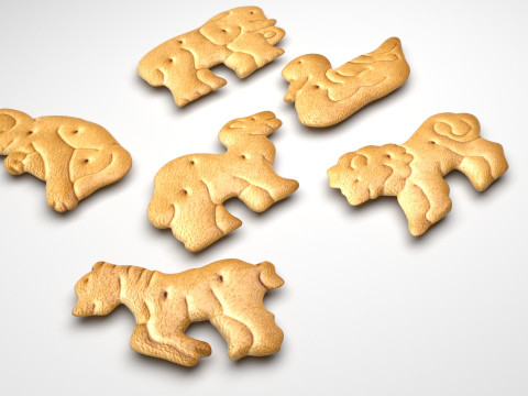 Animal Crackers 3Dモデル
