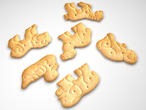 Animal Crackers Modello 3D