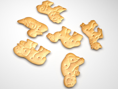 Animal Crackers Modello 3D