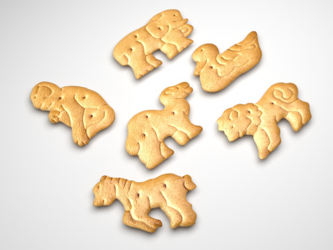 Animal Crackers Modello 3D