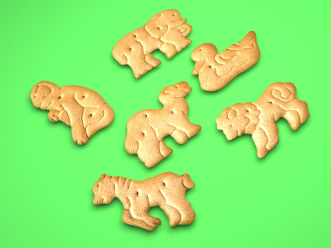 Animal Crackers Modello 3D