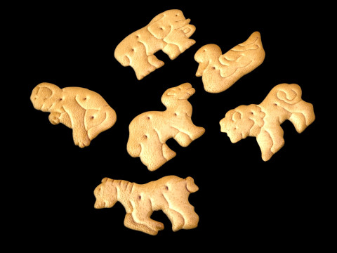 Animal Crackers Modello 3D