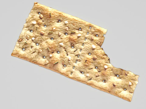 Bitten Bio Cracker 3D Model