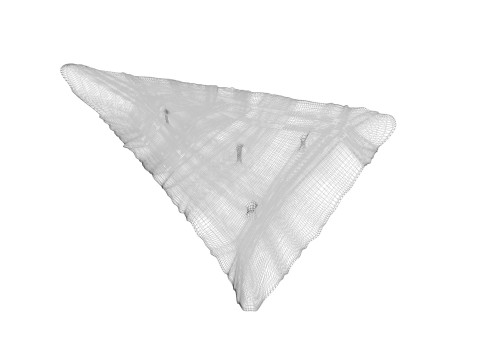 Triangle Cracker Model 3D