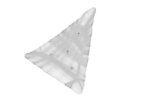 Triangle Cracker Model 3D