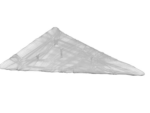 Triangle Cracker Model 3D
