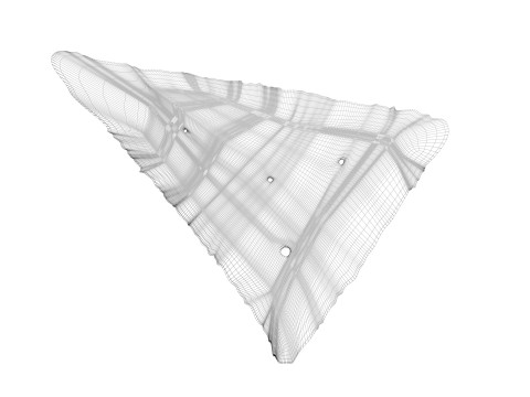 Triangle Cracker Model 3D