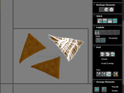 Triangle Cracker Model 3D
