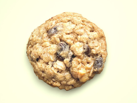 Oat Flakes Round Cracker 3D मॉडल