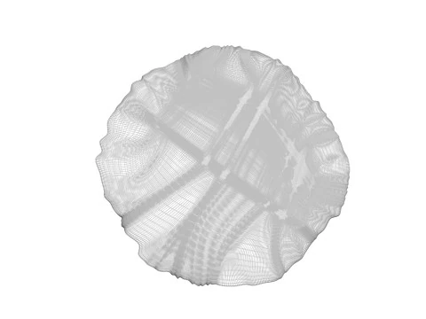 Kerupuk Bulat Serpihan Oat Model 3D