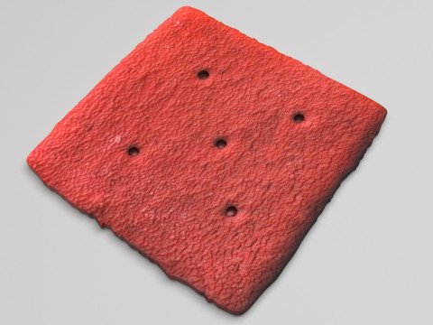 Red Cracker 3D Model