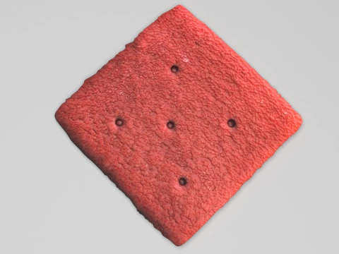 Red Cracker 3D Model