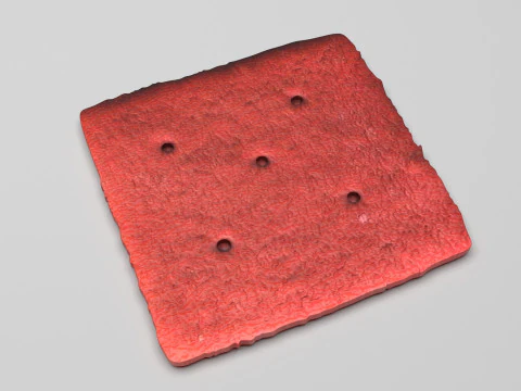 Red Cracker 3D Model
