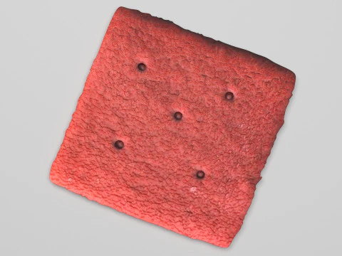 Red Cracker 3D Model