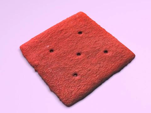 Red Cracker 3D Model