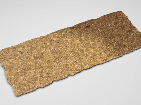Brown Cracker Bread 3D Model