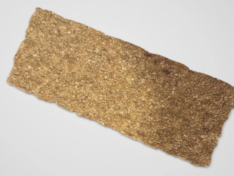 Brown Cracker Bread 3D Model