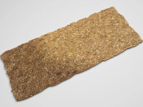 Brown Cracker Bread 3D Model