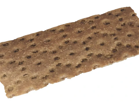 Brown Cracker Bread 3D Model