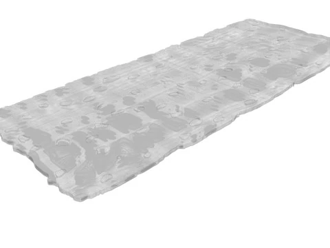 Brown Cracker Bread 3D Model
