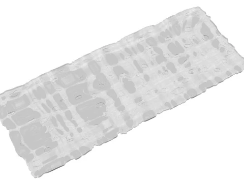 Brown Cracker Bread 3D Model