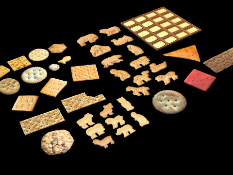 Crackers Collection 3D मॉडल