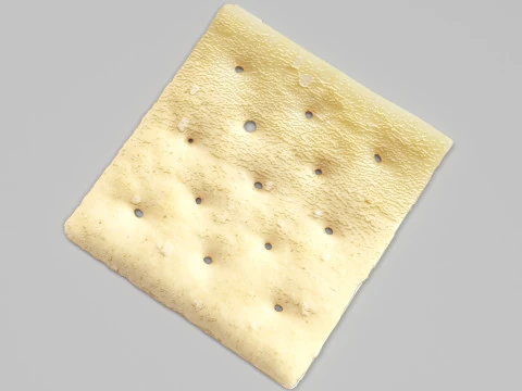 Square Cracker 3D Model
