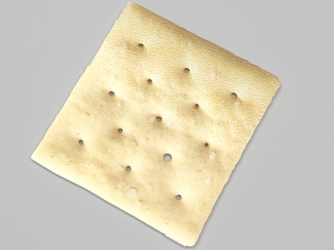 Square Cracker Model 3D