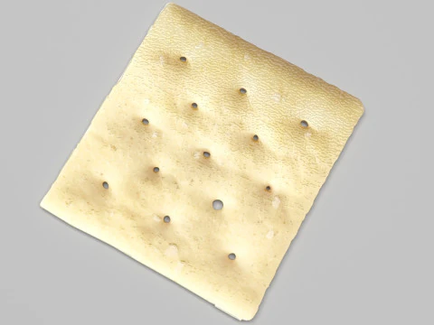 Square Cracker 3D Model