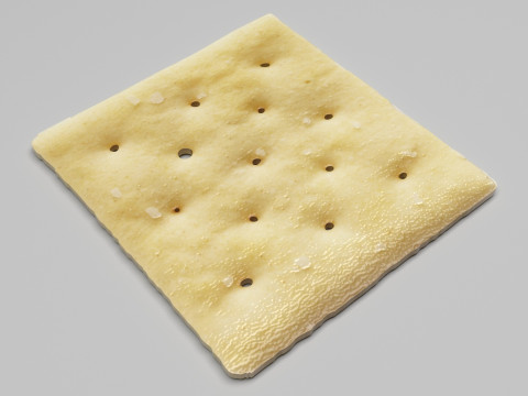Square Cracker Model 3D