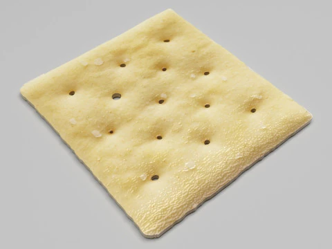 Square Cracker 3D Model