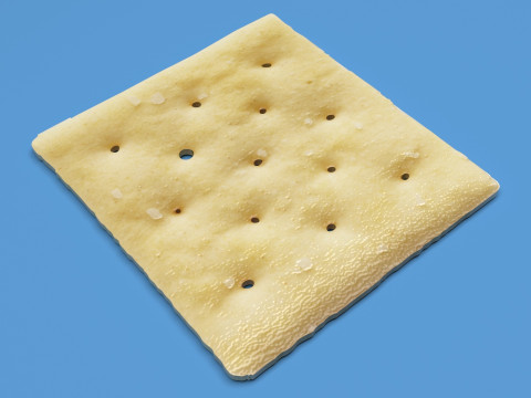 Square Cracker Model 3D