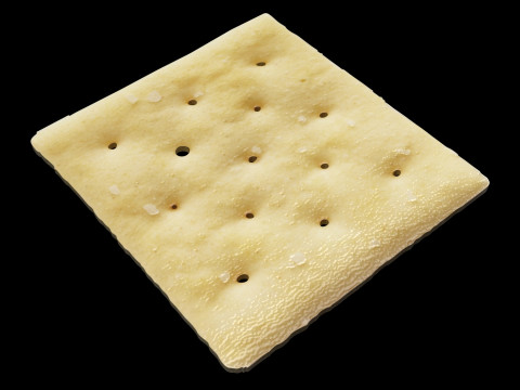 Square Cracker Model 3D