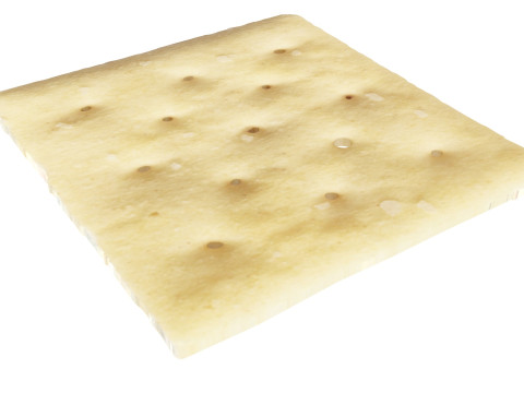 Square Cracker Model 3D