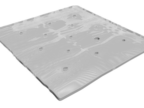 Square Cracker Model 3D