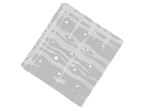 Square Cracker 3D Model