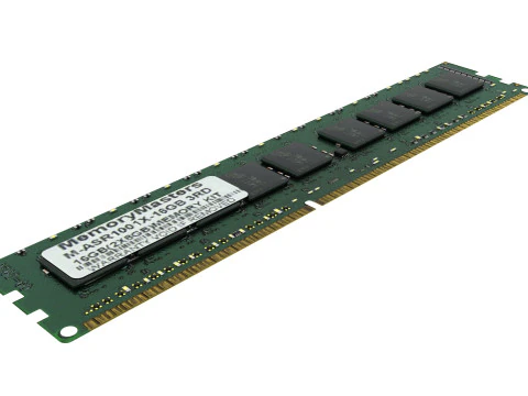 DDR4 SDRAM 메모리 모듈 3D 모델