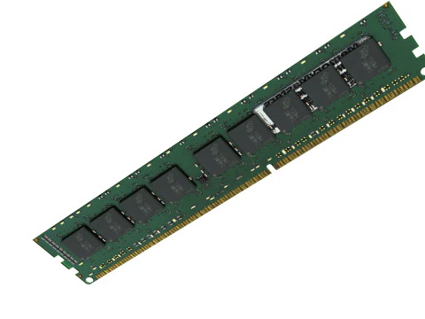 DDR4 SDRAM Memory Module 3D Model