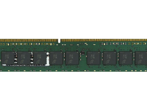 DDR4 SDRAM Memory Module 3D Model