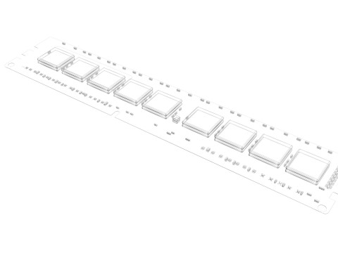 DDR4 SDRAM Memory Module 3D Модель